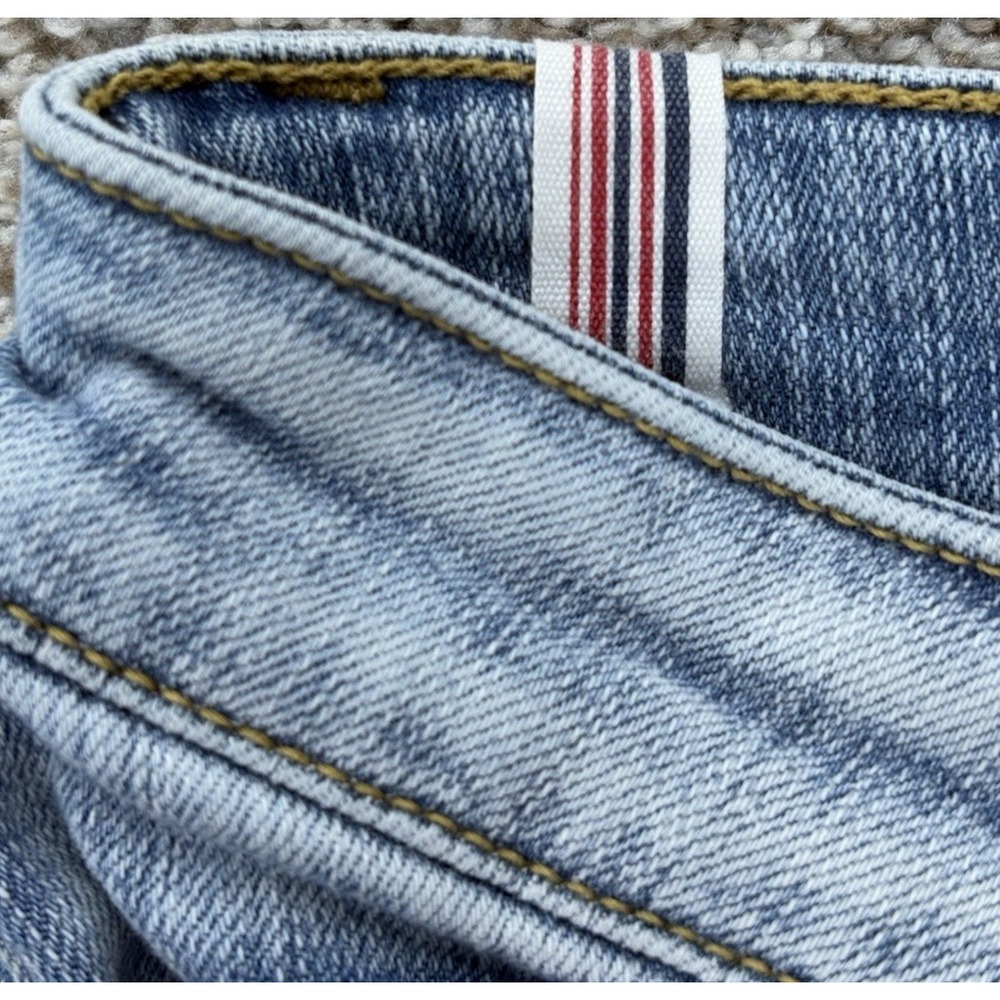 Morrison Bootcut Jeans Womens 29 Blue Rock-Star Stargazer Distressed Light Wash - Picture 5 of 14